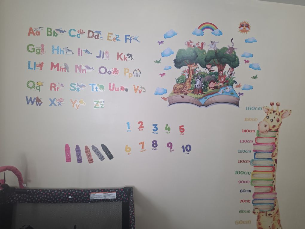Reading corner with books